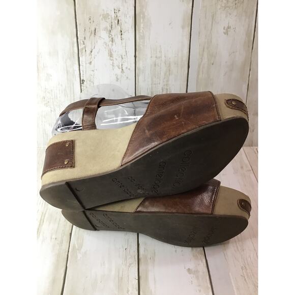 Antelope Shoes Brown wedge size 39 women 8 - Picture 6 of 6